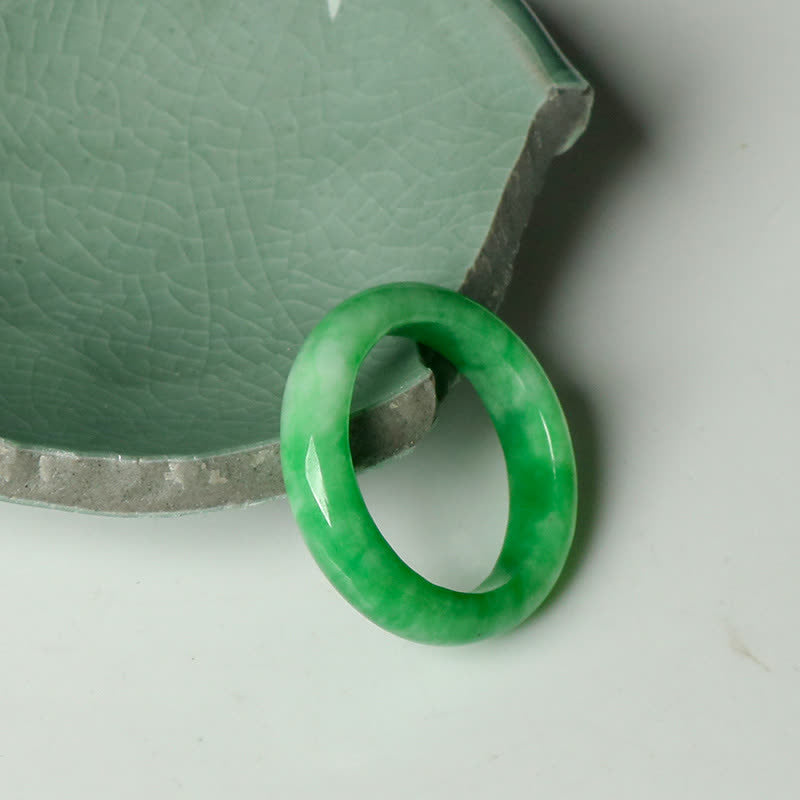 Fortune Jewel  Jade Abundance Luck Ring