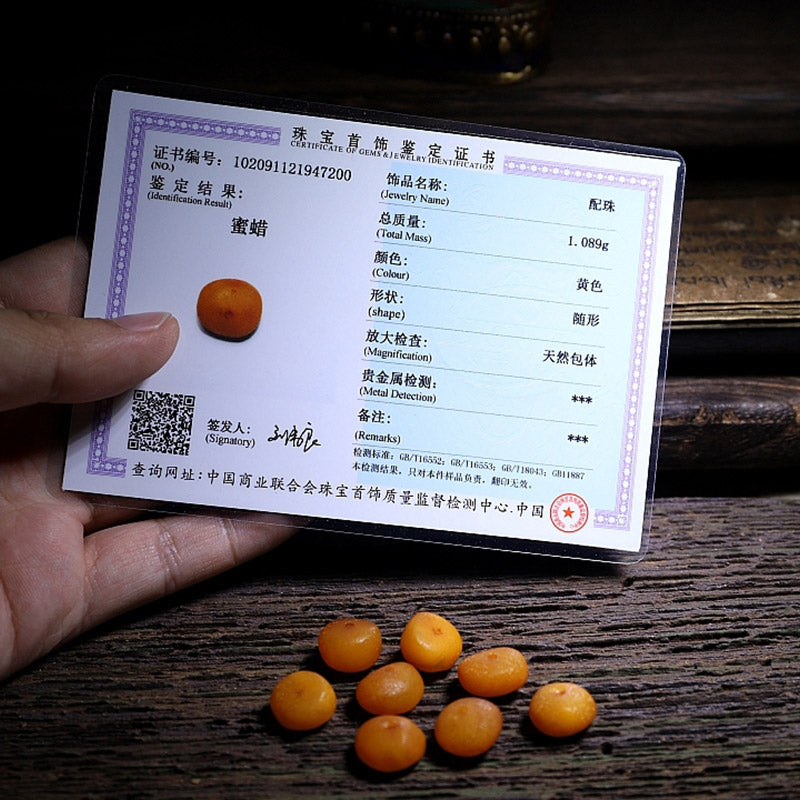 Fortune Jewel 108 Mala Beads Tibet Sheep Horn Amber Luck Bracelet