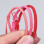 Fortune Jewel Tibetan 3Pcs King Kong Knot Protection Braided Bracelet