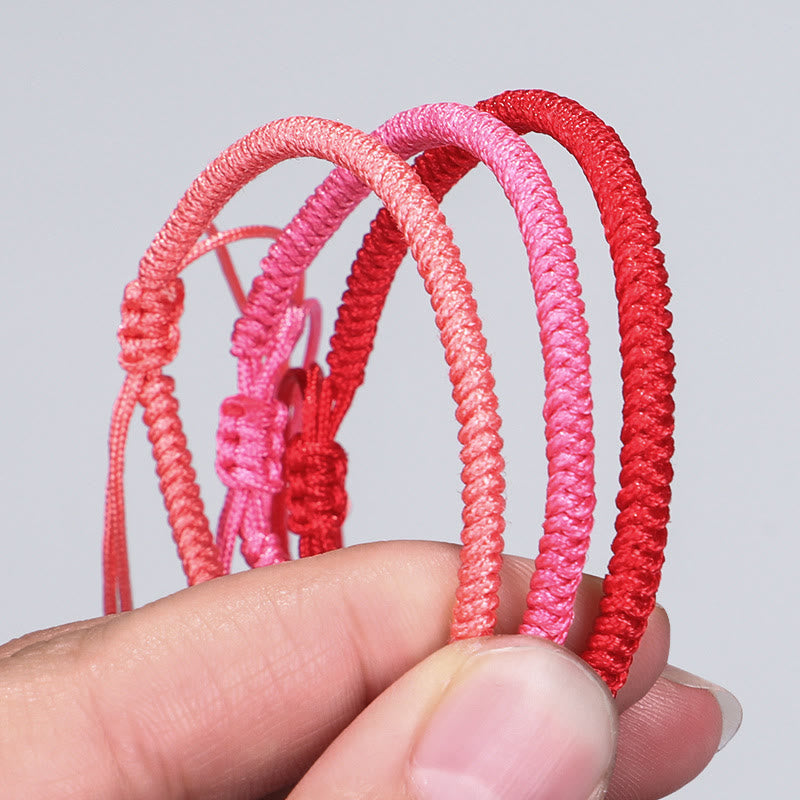 Fortune Jewel Tibetan 3Pcs King Kong Knot Protection Braided Bracelet