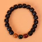 Fortune Jewel Ebony Wood Rosewood Peace Balance Bracelet