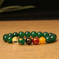 Fortune Jewel Five Elements God of Wealth Various Agate Crystal Wealth Bracelet