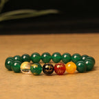 Fortune Jewel Five Elements God of Wealth Various Agate Crystal Wealth Bracelet