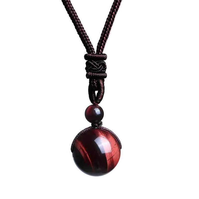 Fortune Jewel Tibetan Tiger's Eye Bracelet Necklace Set