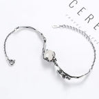 Fortune Jewel Plum Blossom Chalcedony Positive Bracelet