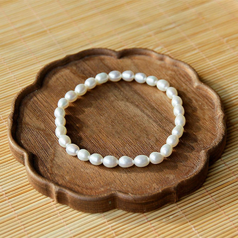Fortune Jewel Natural Pearl Healing Beaded Bracelet
