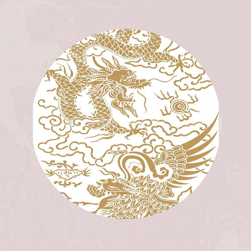 Fortune Jewel Handmade 925 Sterling Silver Year of the Dragon Phoenix Peace Buckle Luck Couple Bracelet
