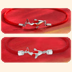 Fortune Jewel Koi Fish Luck Wealth Braided Chain Couple Bracelet