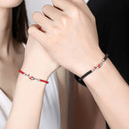 Fortune Jewel Koi Fish Luck Wealth Braided Chain Couple Bracelet