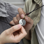 Fortune Jewel 990 Sterling Silver Yin Yang Balance Harmony Necklace Pendant Fortune Jewel