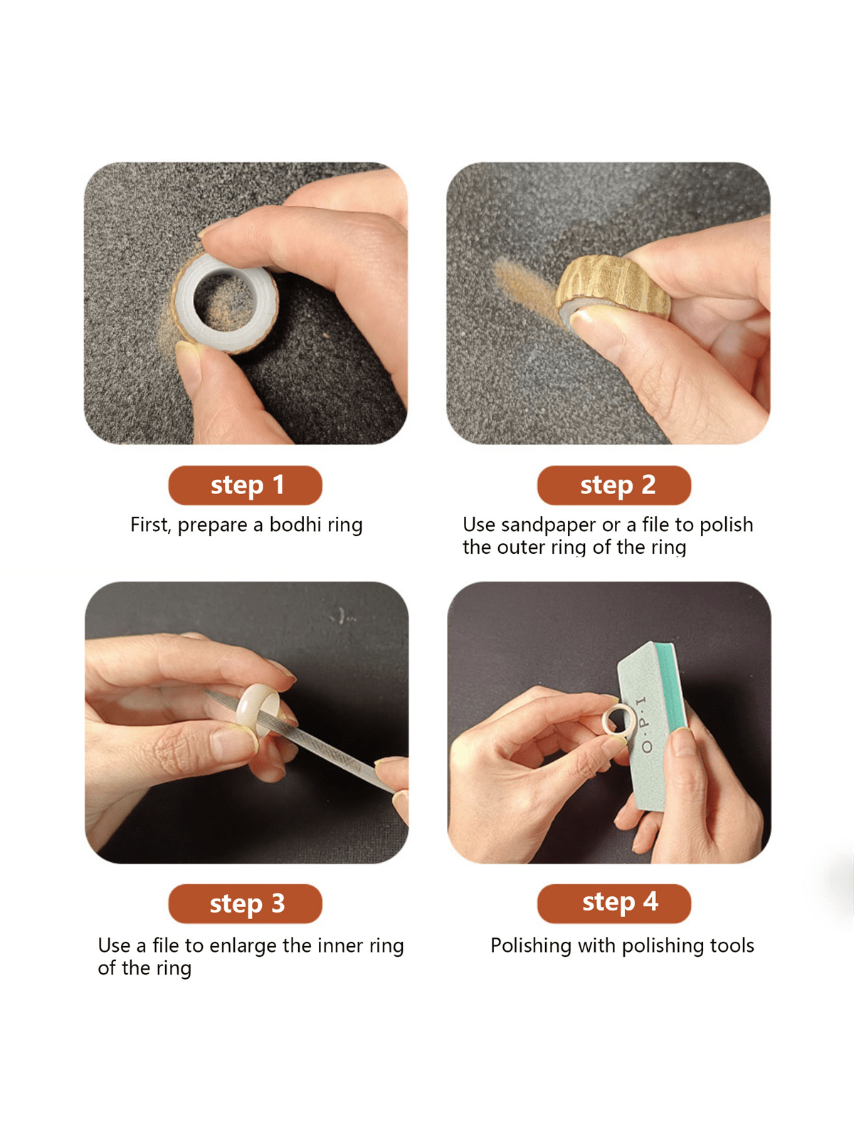 Bodhi Ring DIY Creative Handmade Couple Gift Engagement Ring
