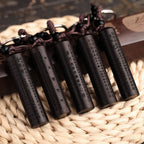 Fortune Jewel Tibet Ebony Heart Sutra Peace Key Chain