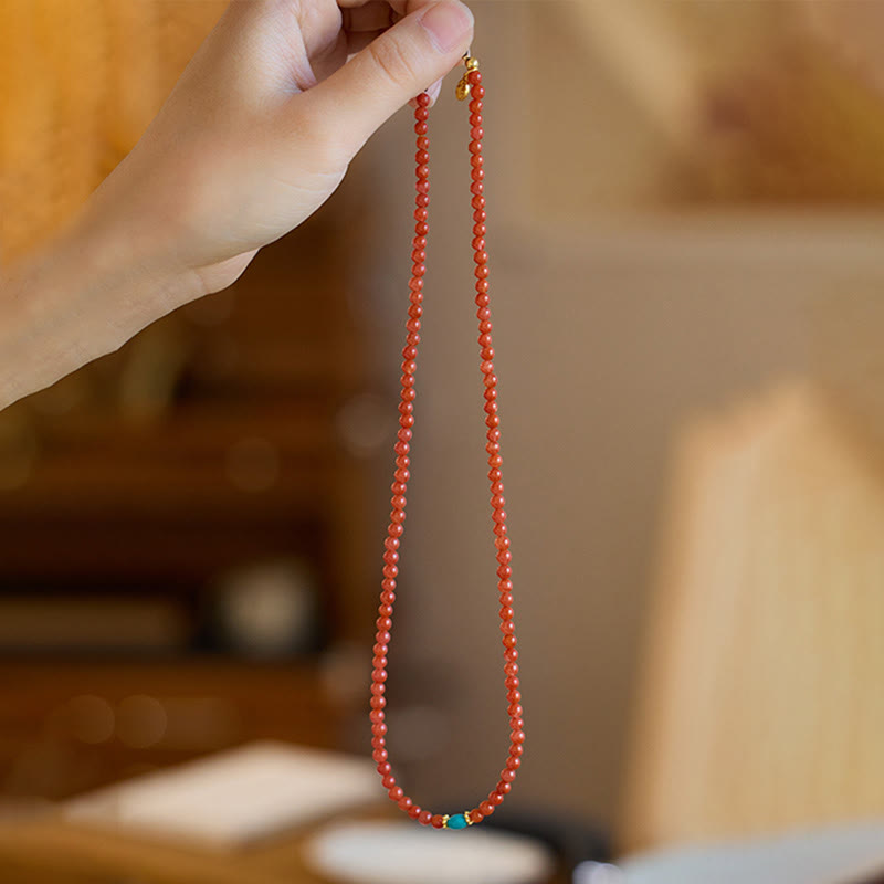 Fortune Jewel 925 Sterling Silver Plated Gold Natural Red Agate Turquoise Confidence Bracelet Necklace Pendant Ring Set