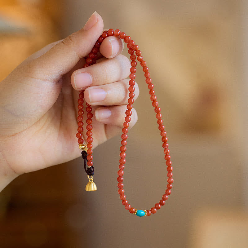 Fortune Jewel 925 Sterling Silver Plated Gold Natural Red Agate Turquoise Confidence Bracelet Necklace Pendant Ring Set