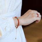 Fortune Jewel 925 Sterling Silver Plated Gold Natural Red Agate Turquoise Confidence Bracelet Necklace Pendant Ring Set