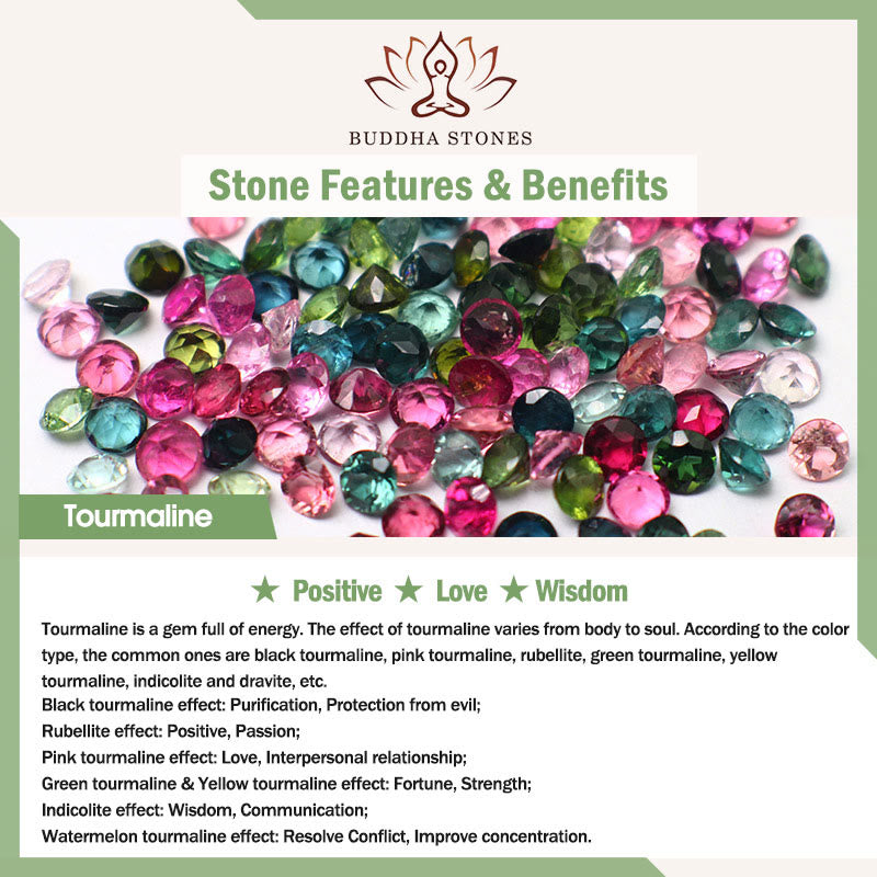 Fortune Jewel Strawberry Quartz Prehnite Peridot Lazurite Pink Crystal Tourmaline Healing Chain Bracelet
