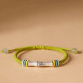 Fortune Jewel 999 Sterling Silver Red String Bamboo Enlightenment Bracelet