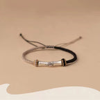 Fortune Jewel 925 Sterling Silver Bamboo Protection Braided Bracelet