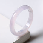 Fortune Jewel Natural Chalcedony Positive Energy Bracelet Bangle