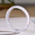 Fortune Jewel Natural Chalcedony Positive Energy Bracelet Bangle