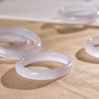 Fortune Jewel Natural Chalcedony Positive Energy Bracelet Bangle