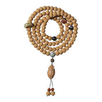 Fortune Jewel Bodhi Seed Three-eyed Dzi Bead Buddha Hand Charm Wealth Bracelet