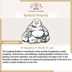 Fortune Jewel Natural Black Obsidian Ice Obsidian Laughing Buddha Purification Necklace Pendant