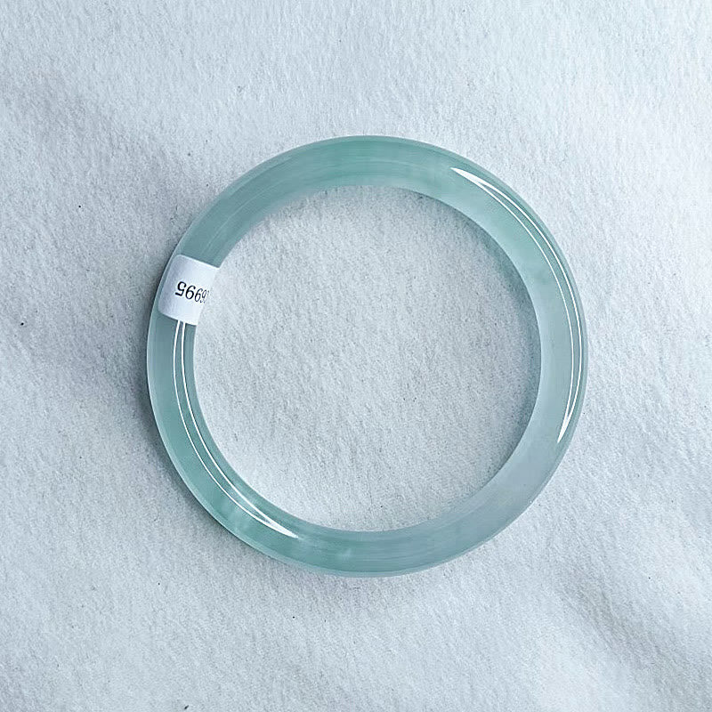 Fortune Jewel Blue Chalcedony Emotional Balance Energy Bracelet Bangle