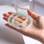 Fortune Jewel Blue Chalcedony Emotional Balance Energy Bracelet Bangle