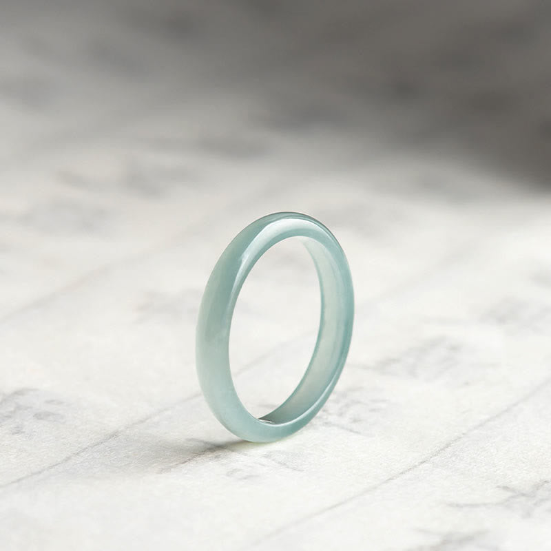 Fortune Jewel Natural Jade Prosperity Luck Ring