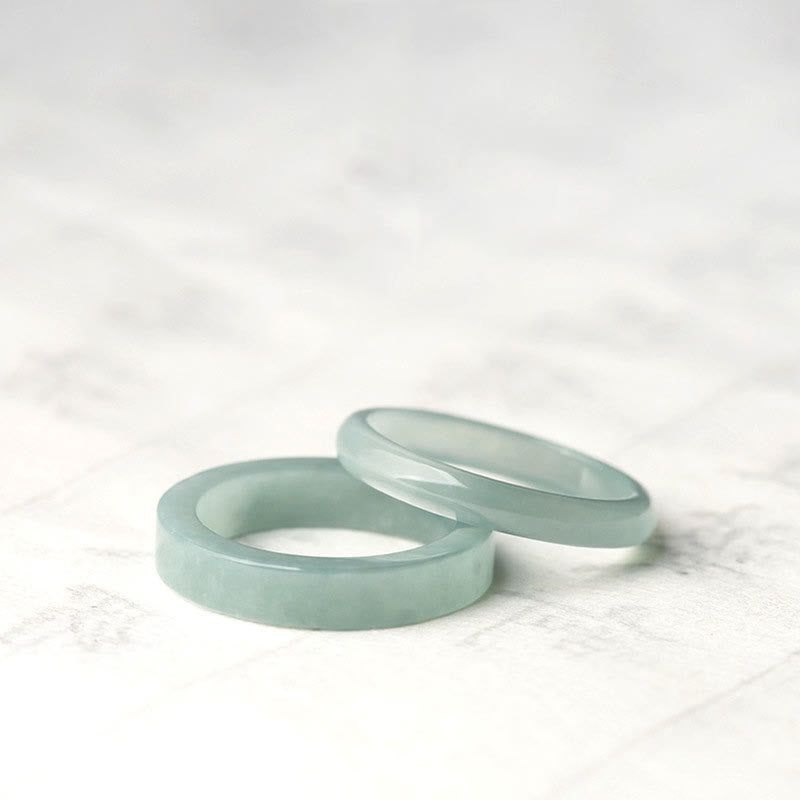 Fortune Jewel Natural Jade Prosperity Luck Ring