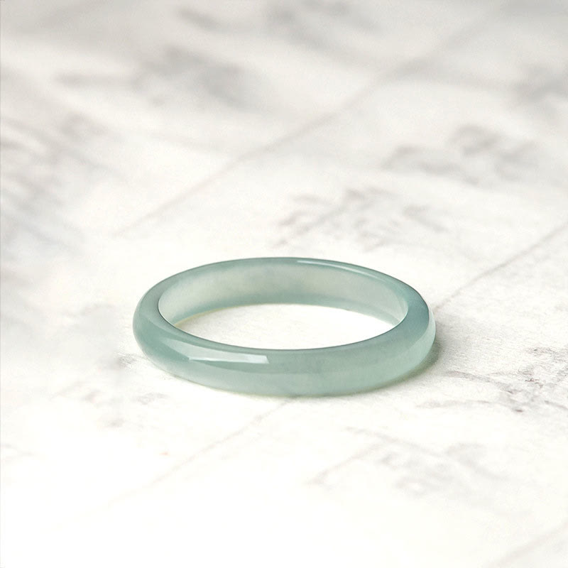 Fortune Jewel Natural Jade Prosperity Luck Ring