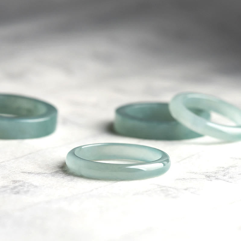 Fortune Jewel Natural Jade Prosperity Luck Ring