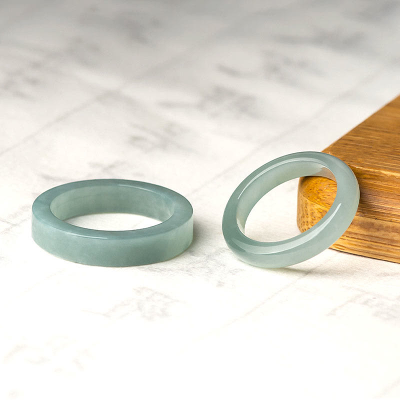 Fortune Jewel Natural Jade Prosperity Luck Ring