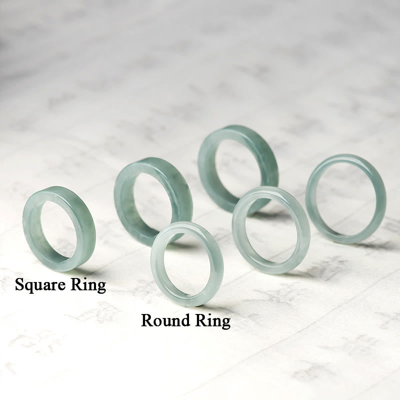 Fortune Jewel Natural Jade Prosperity Luck Ring