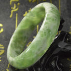 Fortune Jewel Natural Jade Luck Prosperity Bracelet Bangle