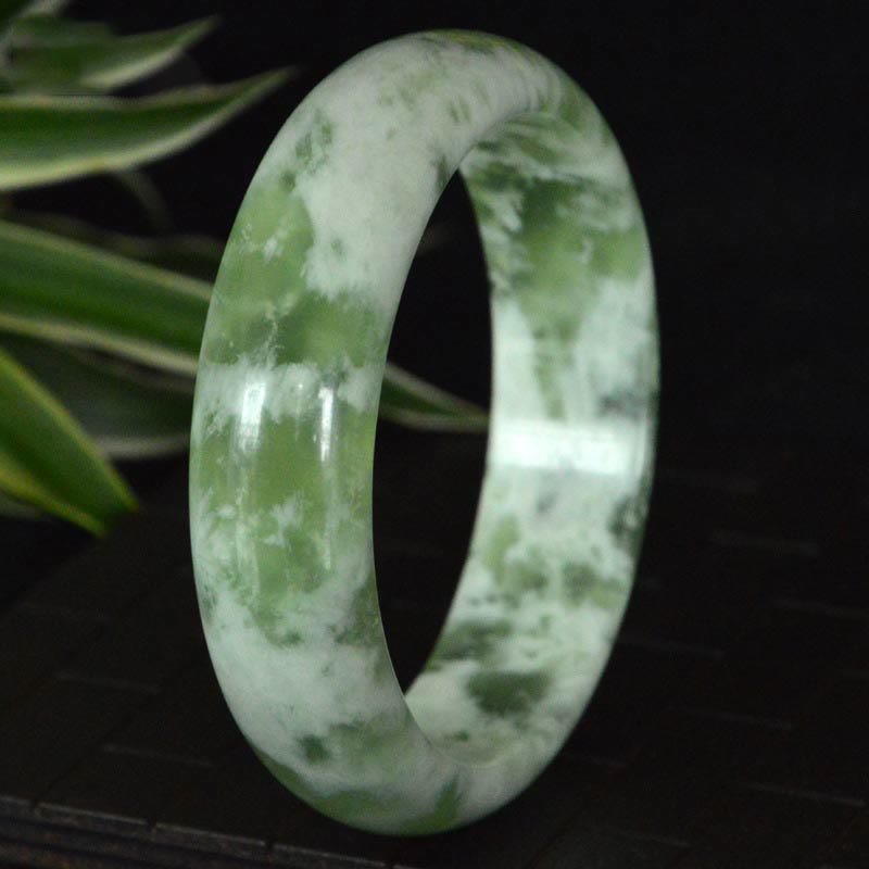 Fortune Jewel Natural Jade Luck Prosperity Bracelet Bangle