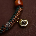 Fortune Jewel "Cheers to Harmony and Blessings" Tibetan Rope Bracelet Includes Gift Message Card Fortune Jewel