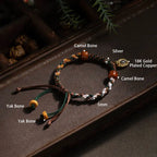 Fortune Jewel "Cheers to Harmony and Blessings" Tibetan Rope Bracelet Includes Gift Message Card Fortune Jewel