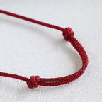 Fortune Jewel Handmade 925 Sterling Silver Fu Character Safe And Well Luck Braided Bracelet