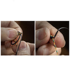 Fortune Jewel Handmade 925 Sterling Silver Peace And Joy Safe Well Protection Braided Bracelet
