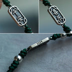Fortune Jewel Handmade 925 Sterling Silver Peace And Joy Safe Well Protection Braided Bracelet