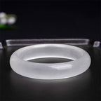 Fortune Jewel Natural Golden Silk Jade Wealth Luck Bracelet Bangle