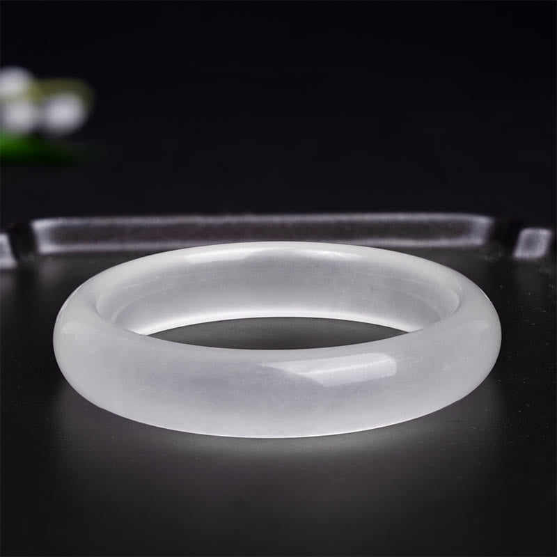 Fortune Jewel Natural Golden Silk Jade Wealth Luck Bracelet Bangle