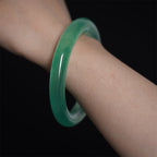 Fortune Jewel Natural Jade Luck Prosperity Bracelet Bangle