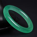 Fortune Jewel Natural Jade Luck Prosperity Bracelet Bangle