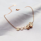 Fortune Jewel Copper Coins Bell Charm Titanium Steel Strengthen Anklet