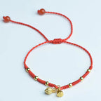 Fortune Jewel Lotus Pod Charm Luck String Rope Anklet Fortune Jewel