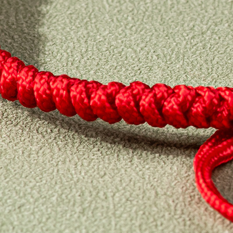 Fortune Jewel Jade Luck Abundance Red String Bracelet