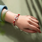 Fortune Jewel Jade Luck Abundance Red String Bracelet